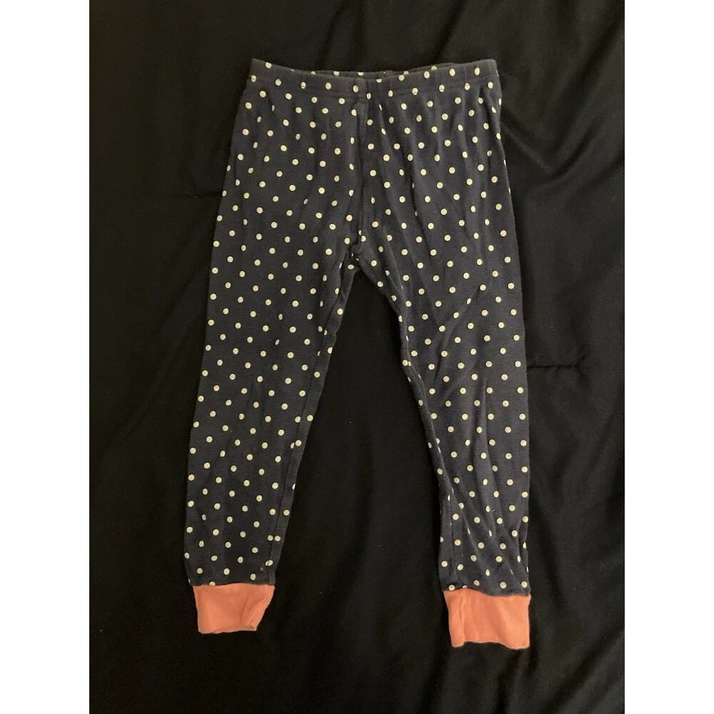 4T Carter’s girl clothes - 2 piece outfit | polka dot and bird theme